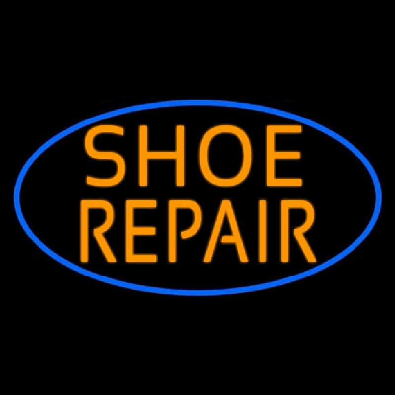 Orange Shoe Repair Neonreclame