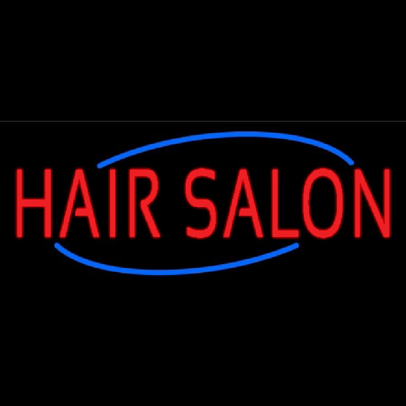 Oval Hair Salon Neonreclame