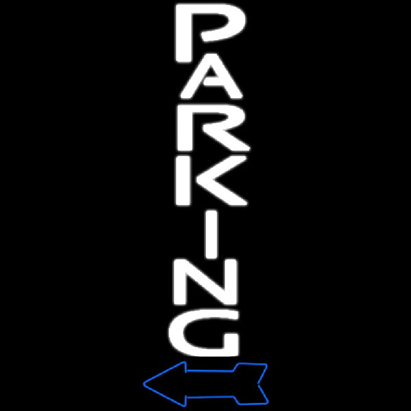 Parking With Down Arrow Neonreclame