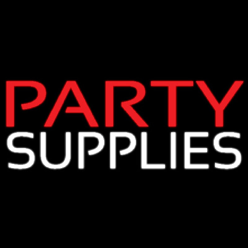 Party Supplies 2 Neonreclame