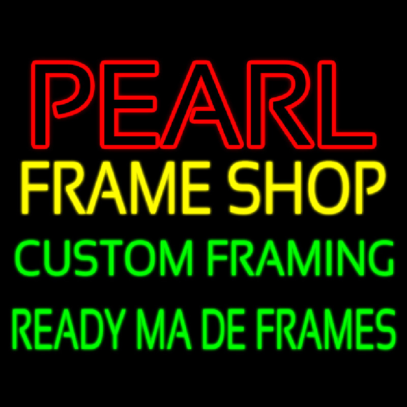 Pearl Frame Shop Neonreclame