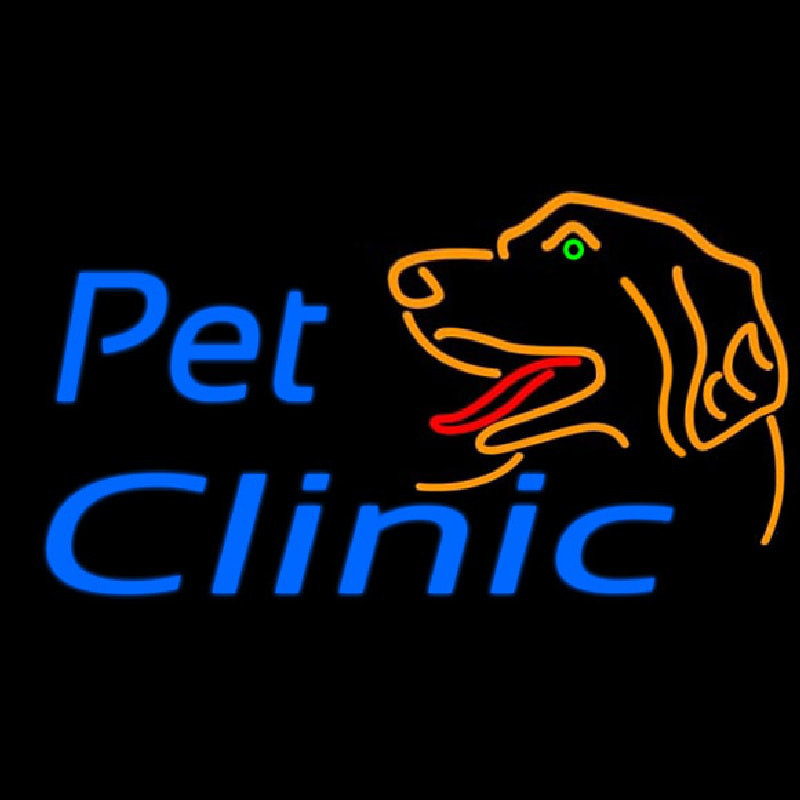 Pet Clinic And Care Neonreclame