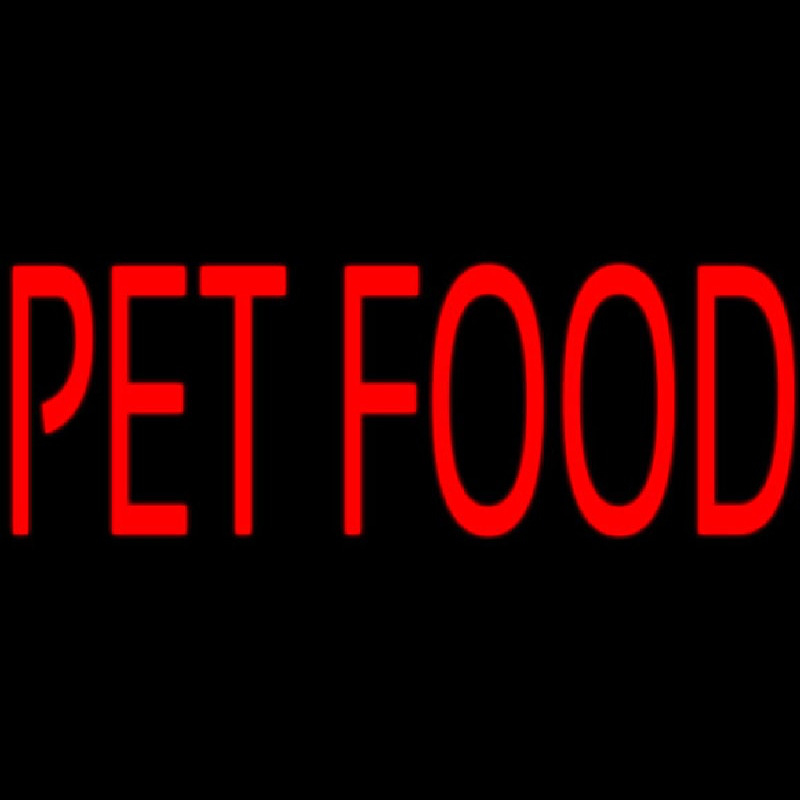 Pet Food Block Neonreclame