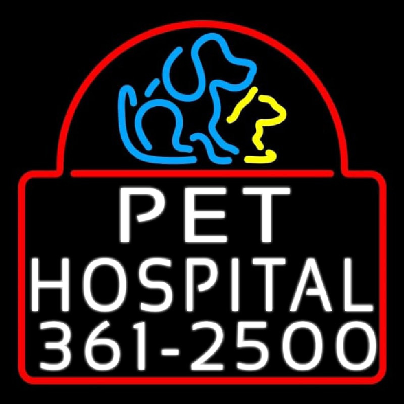 Pet Hospital Neonreclame