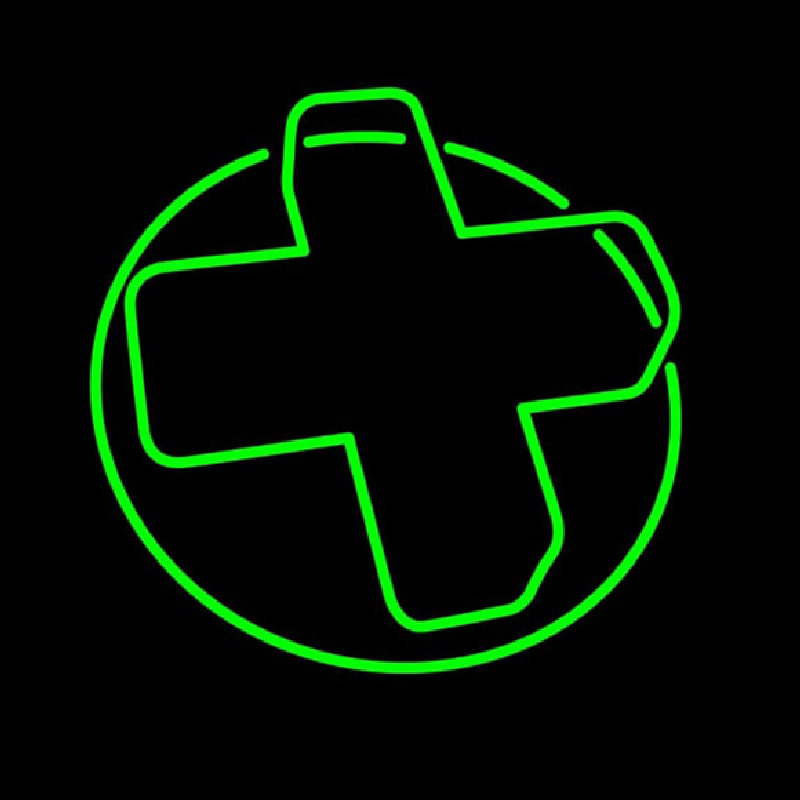 Pharmacy Green Cross Neonreclame