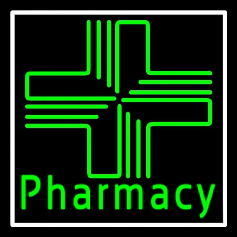 Pharmacy With Plus Logo Neonreclame