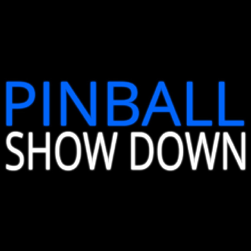 Pinball Showdown 1 Neonreclame