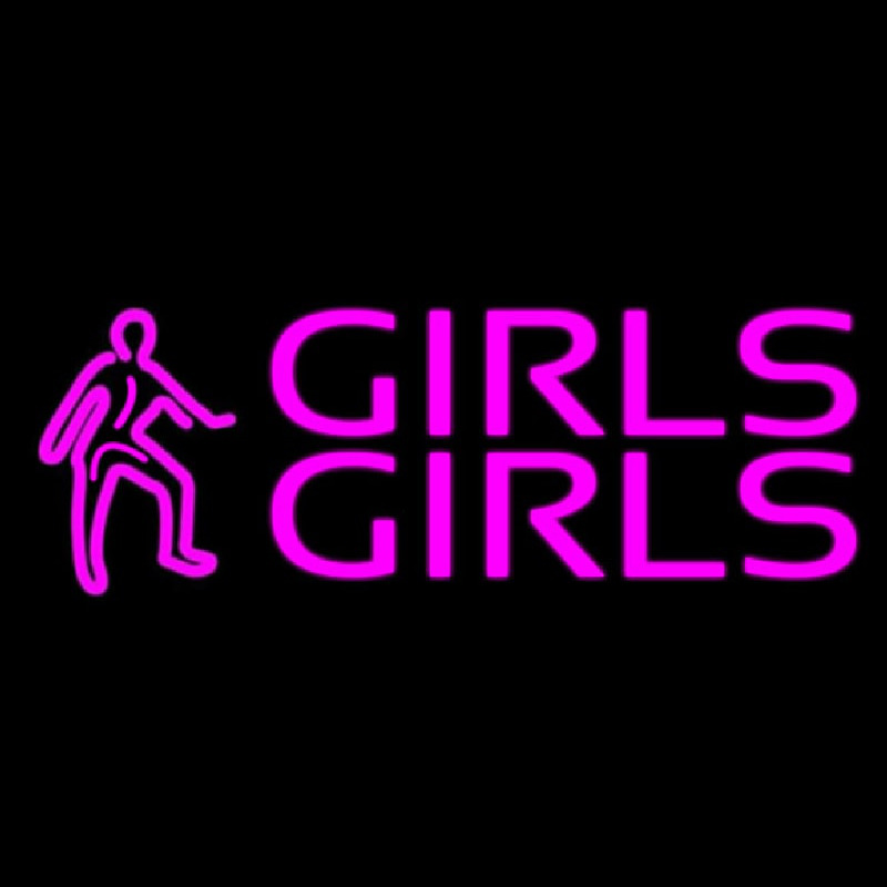 Pink Girls Girls Girls Neonreclame