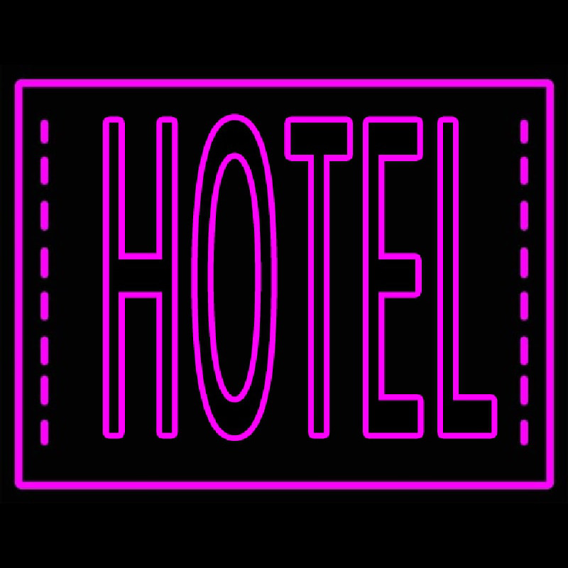 Pink Hotel Neonreclame