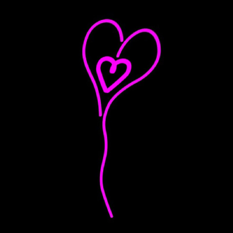 Pink Neon Heart Neonreclame