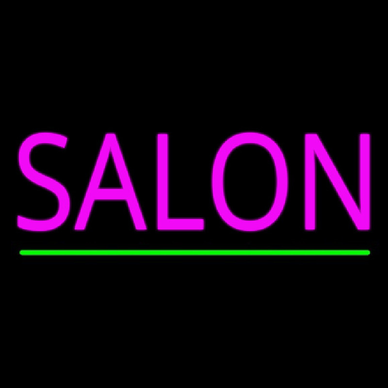 Pink Salon Green Line Neonreclame