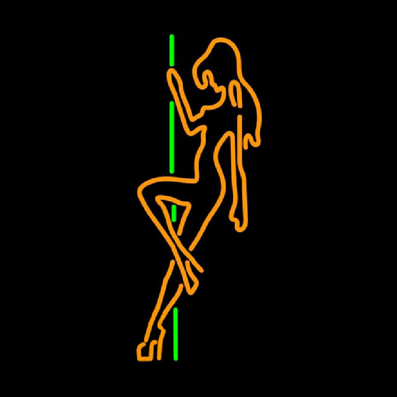 Pole Dance Girl Strip Club Neonreclame