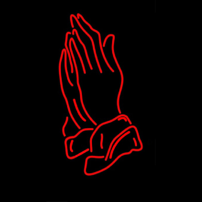 Praying Hands Neonreclame