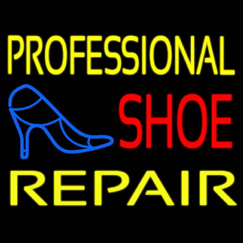 Professional Shoe Repair Neonreclame