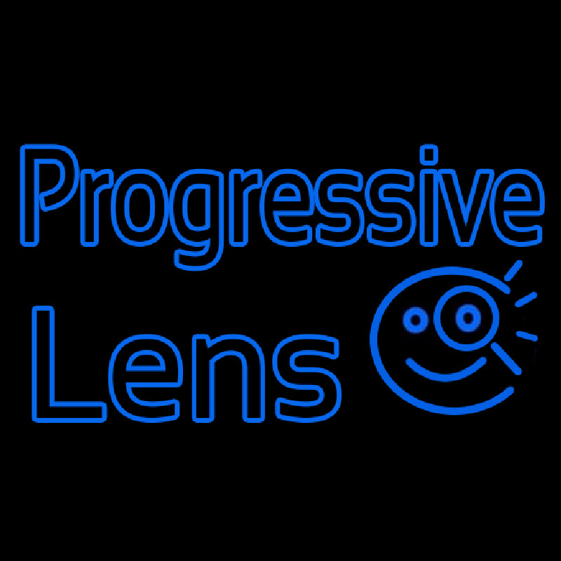 Progressive Lens Neonreclame