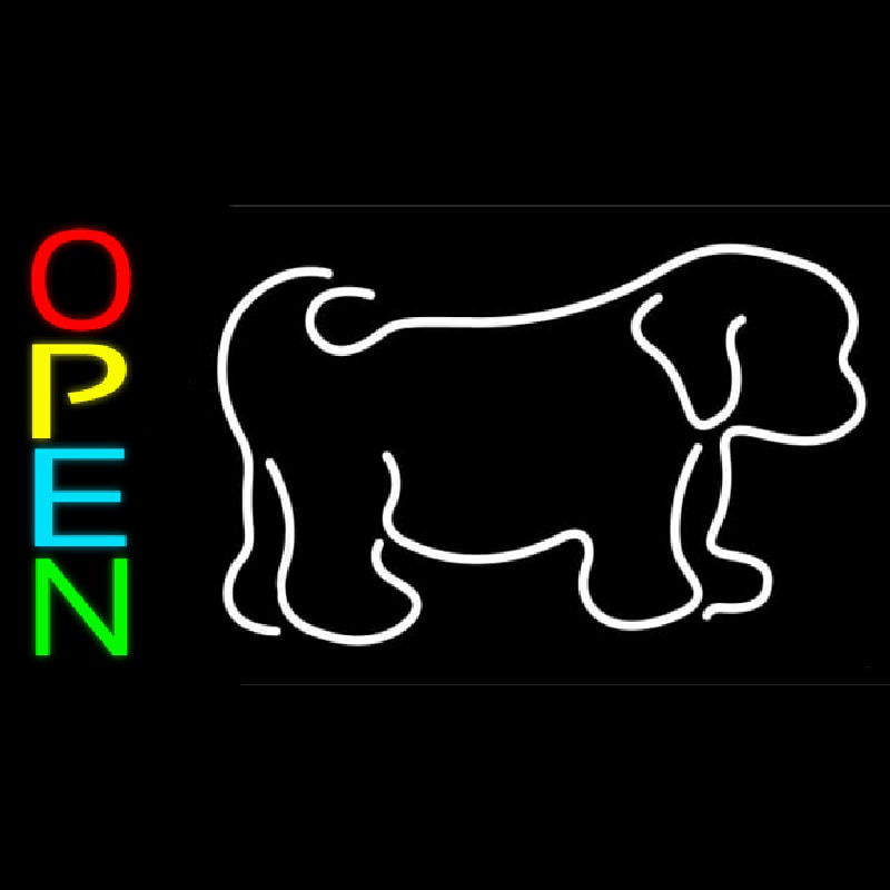 Puppies With Logo 2 Neonreclame