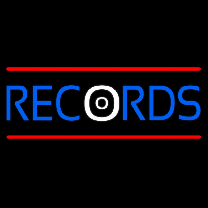 Records Red Line 3 Neonreclame