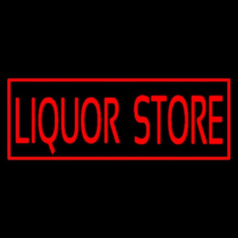 Rectange Liquor Store Neonreclame