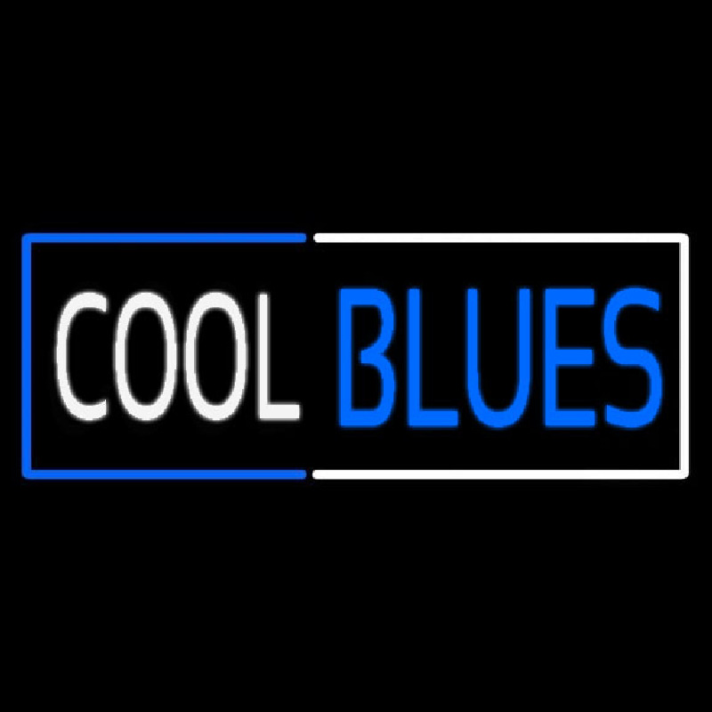 Red And Blue Border Cool Blues Neonreclame