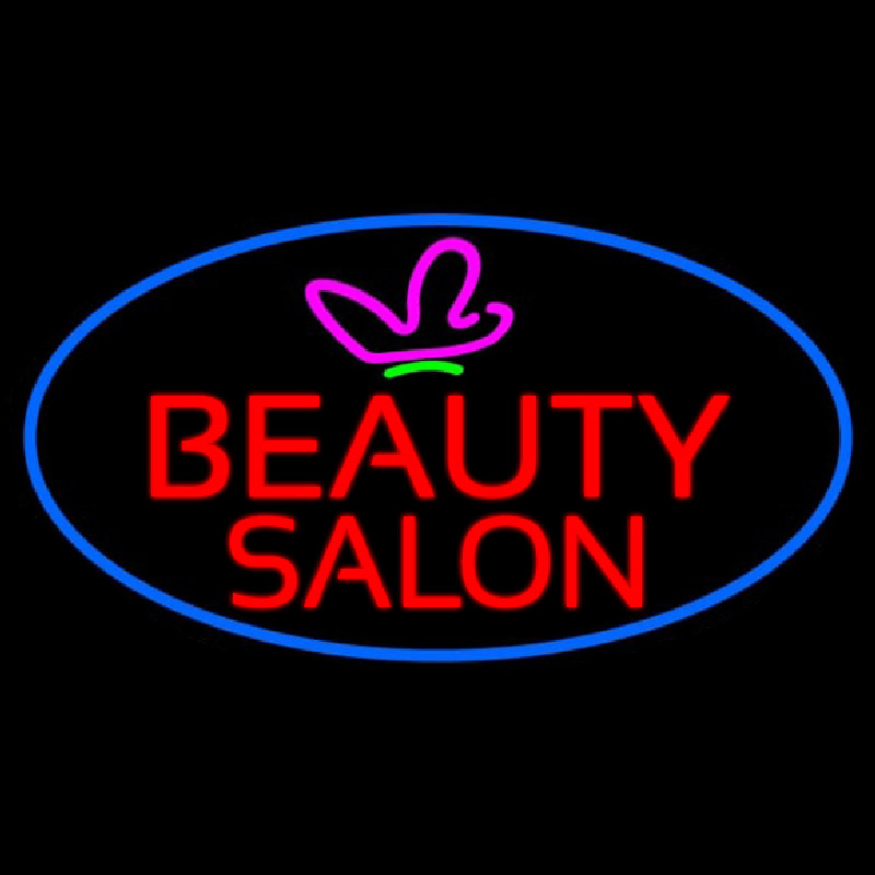 Red Beauty Salon Logo Neonreclame