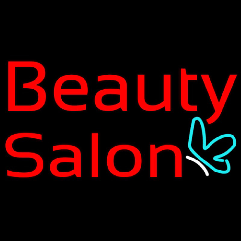 Red Beauty Salon Logo Neonreclame