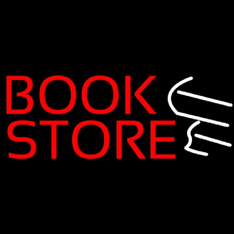 Red Book Store Logo Neonreclame