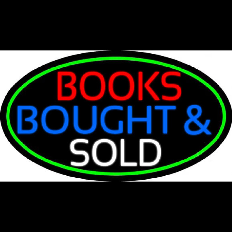 Red Books Bought And Sold Neonreclame