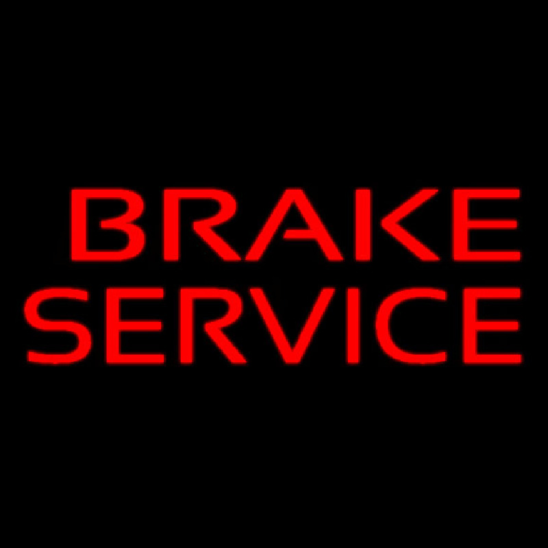 Red Brake Service Neonreclame