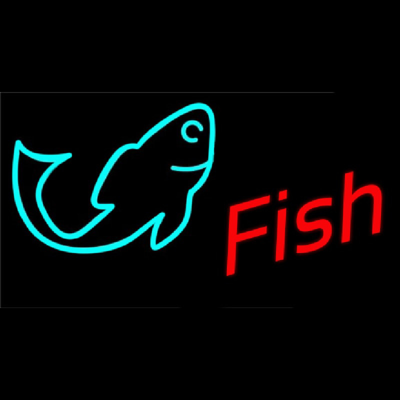 Red Fish Logo 1 Neonreclame