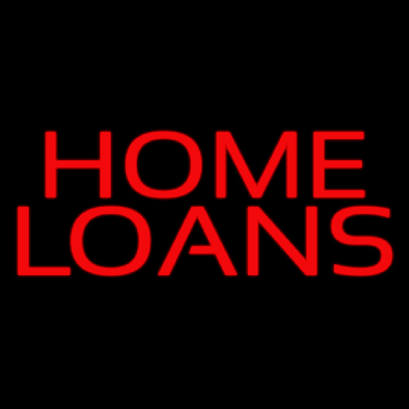 Red Home Loans Neonreclame