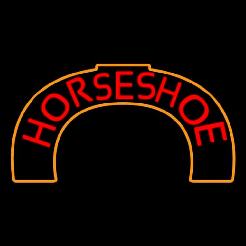 Red Horseshoe Neonreclame