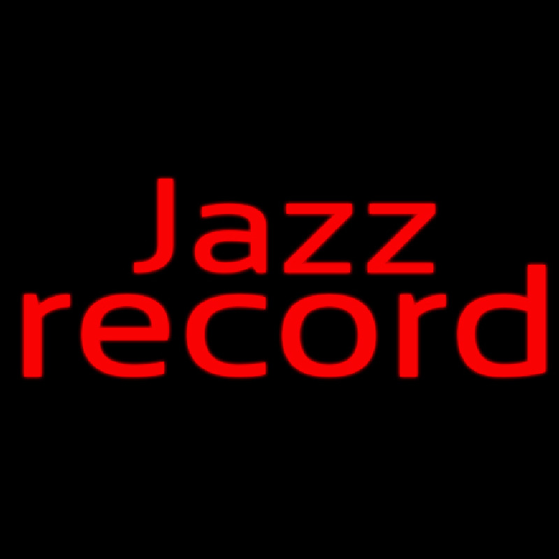 Red Jazz Record 1 Neonreclame