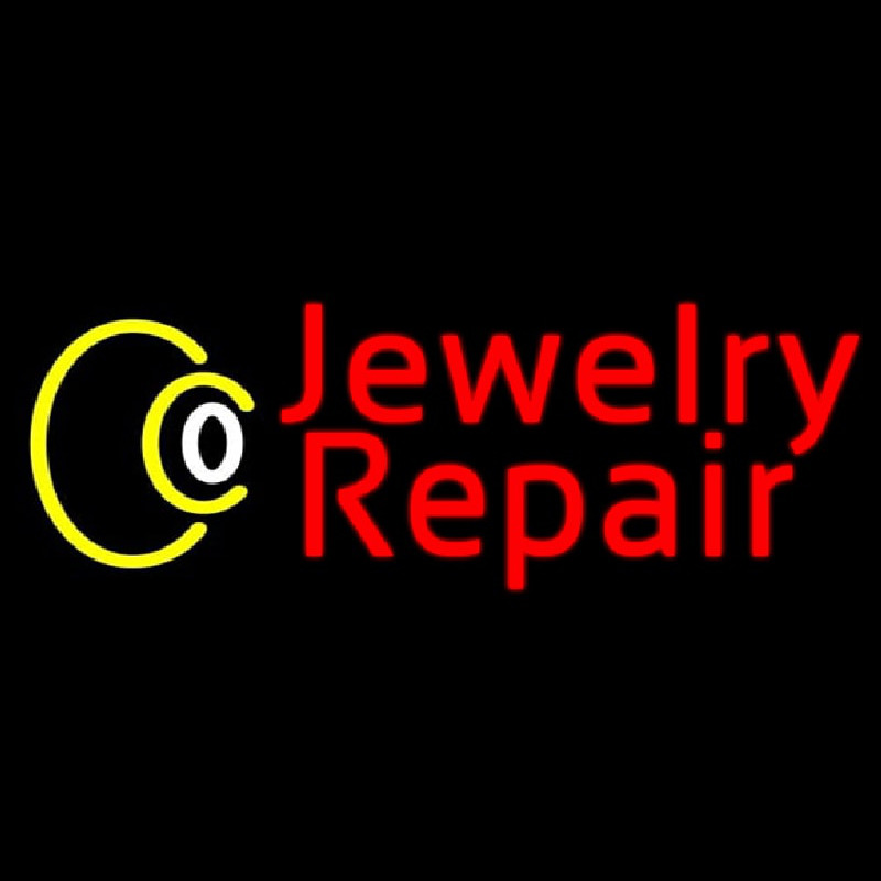 Red Jewelry Repair Neonreclame