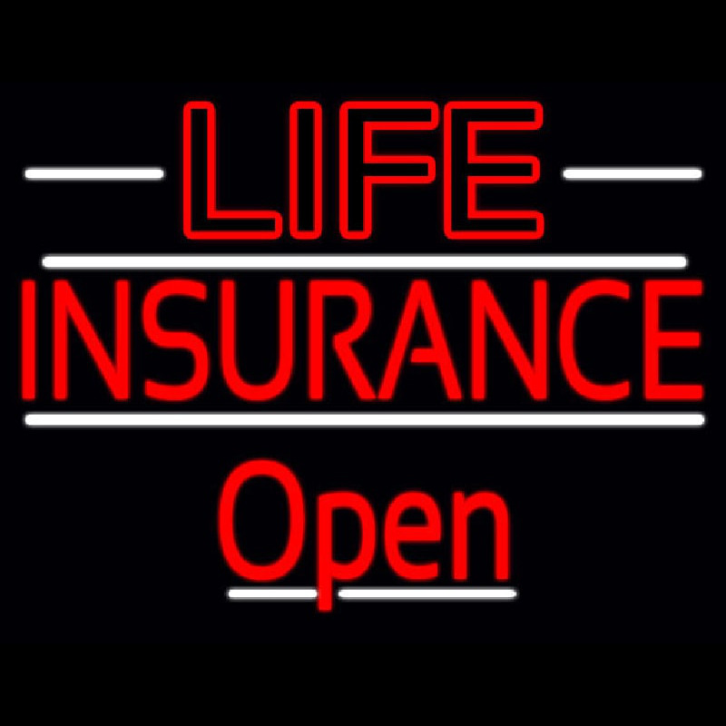 Red Life Insurance Open Neonreclame