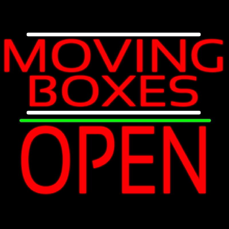 Red Moving Bo es Open 1 Neonreclame