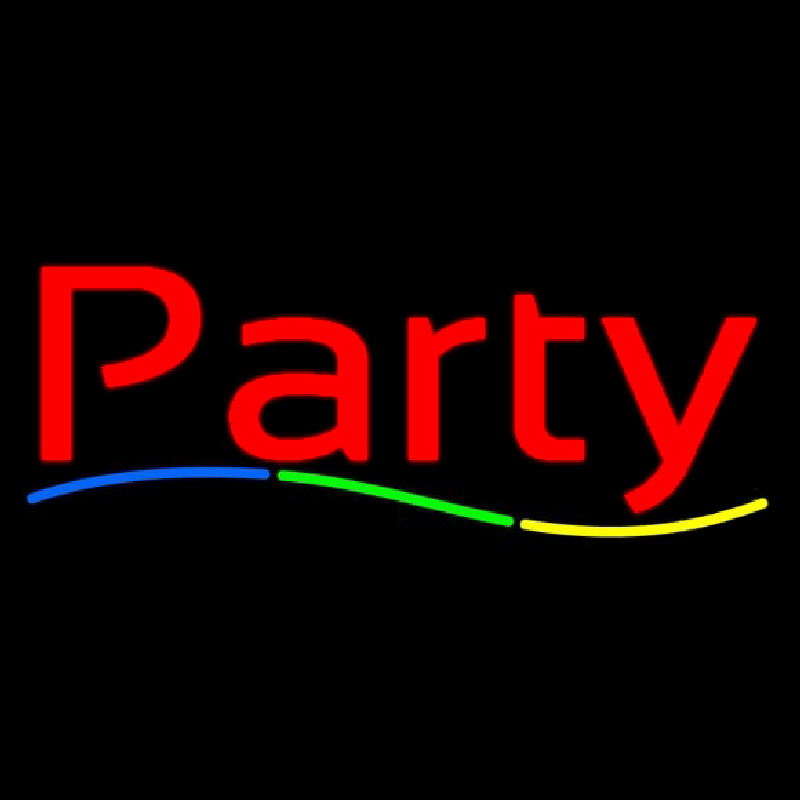 Red Party Neonreclame