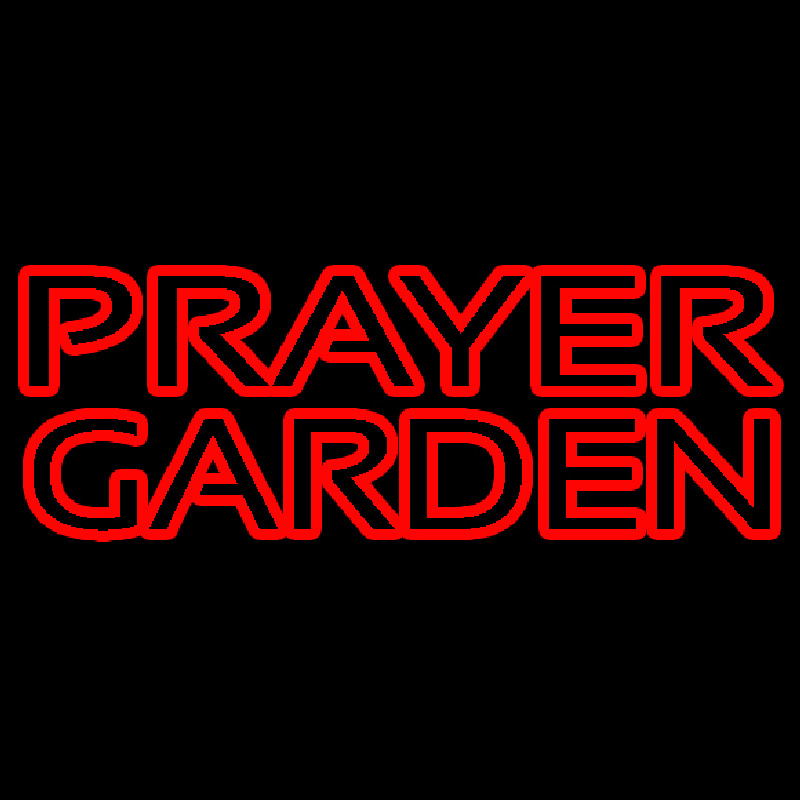 Red Prayer Garden Neonreclame