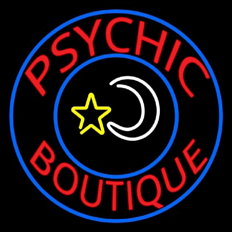 Red Psychic Boutique Neonreclame