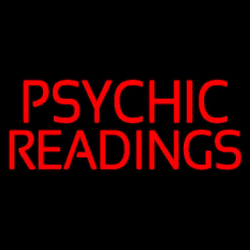 Red Psychic Readings Neonreclame