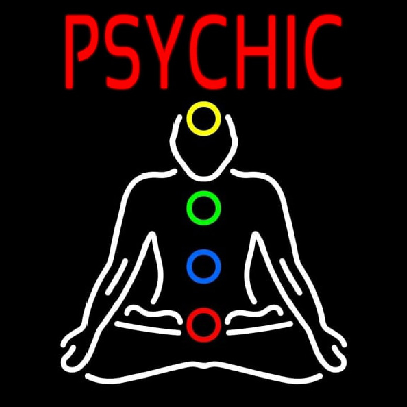 Red Psychic With Logo Neonreclame