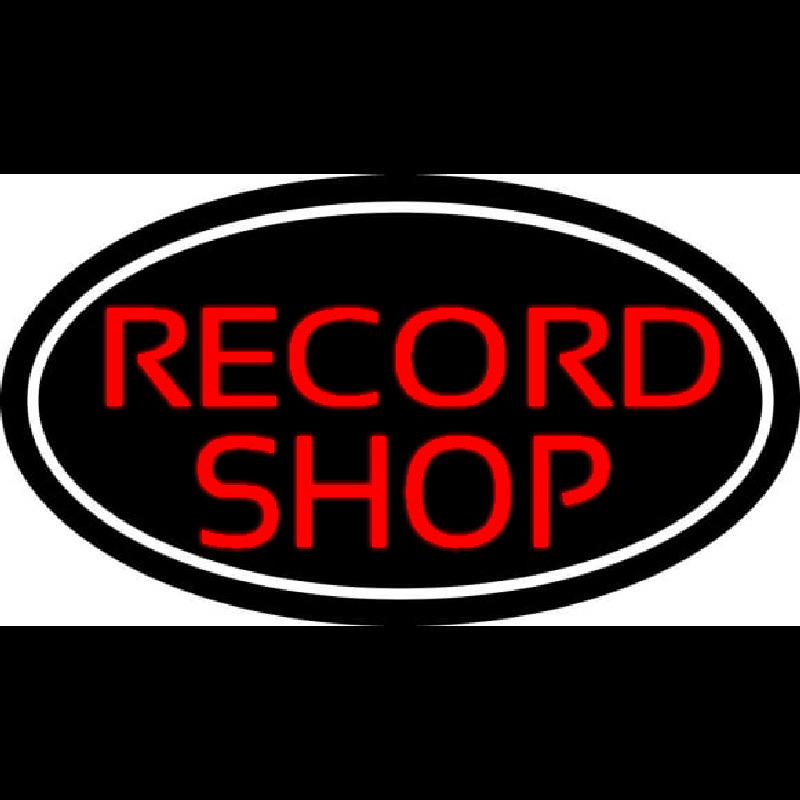 Red Record Shop Block 2 Neonreclame