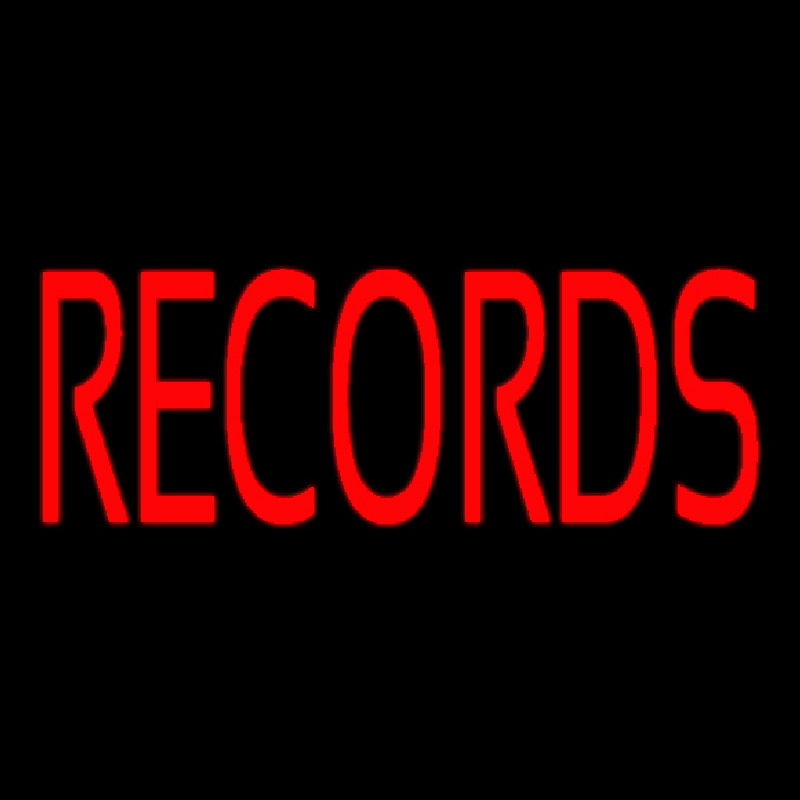 Red Records 1 Neonreclame