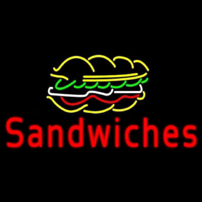 Red Sandwiches Neonreclame