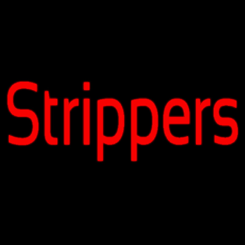 Red Strippers Neonreclame