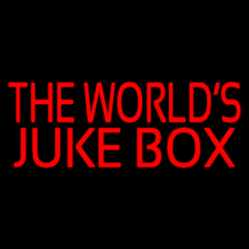 Red The Worlds Juke Bo  2 Neonreclame