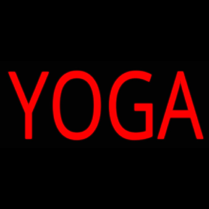 Red Yoga Neonreclame