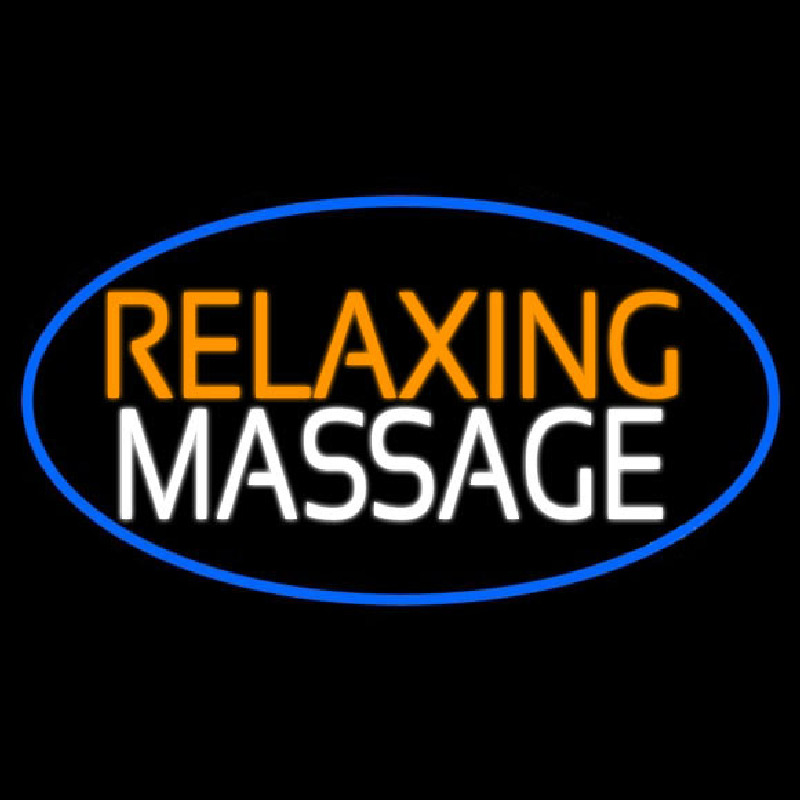 Rela ing Massage Neonreclame