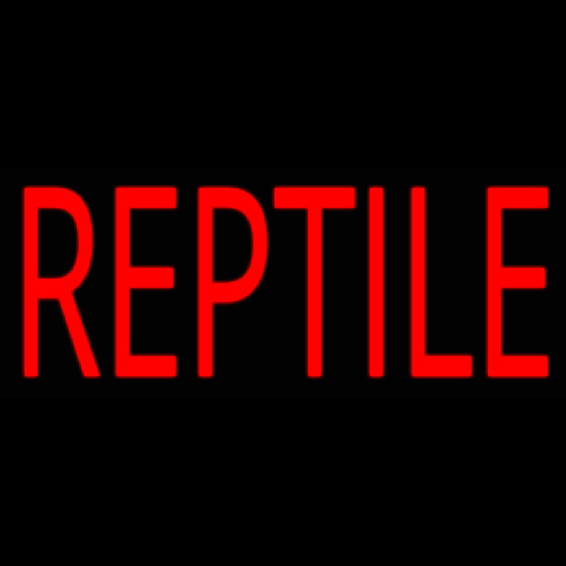 Reptile Block Neonreclame