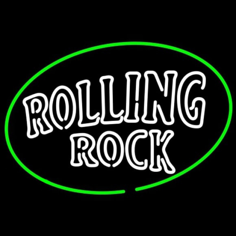 Rolling Rock Classic Large Logo Beer Sign Neonreclame