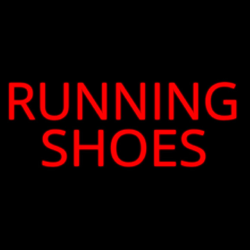 Running Shoes Neonreclame